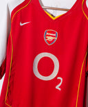 Arsenal 2004-05 Bergkamp Home Kit (2XL)
