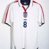 England 2004 Scholes Home Kit (L)