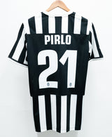 Juventus 2013-14 Pirlo Home Kit w/ Tags (L)