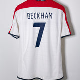 England 2004 Beckham Home Kit (L)