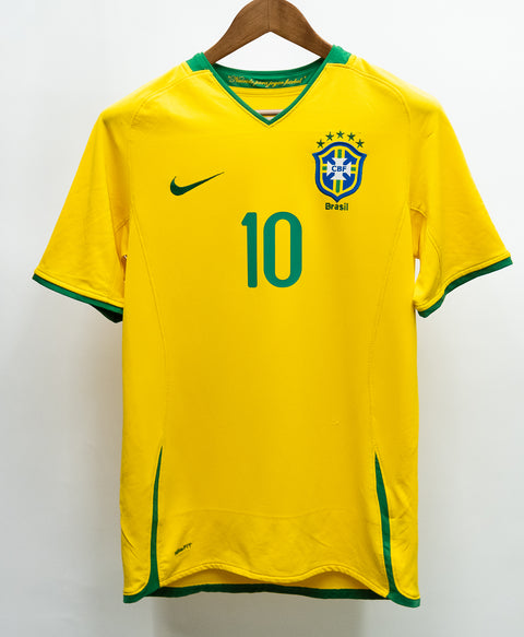 Brazil 2008 Ronaldinho Home Kit (S)