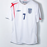 England 2006 Beckham Home Kit (L)