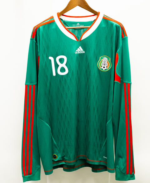 Mexico 2010 A. Guardado Long Sleeve Home Kit (2XL)