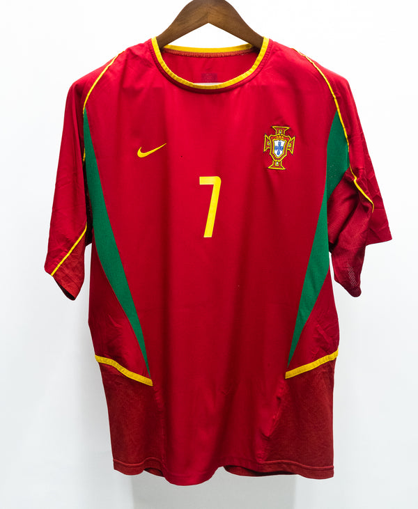 Portugal 2002 Figo Home Kit (L)