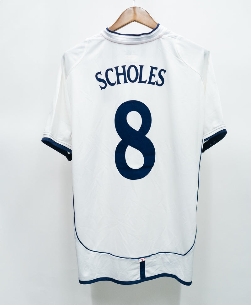 England 2002 Scholes Home Kit (XL)