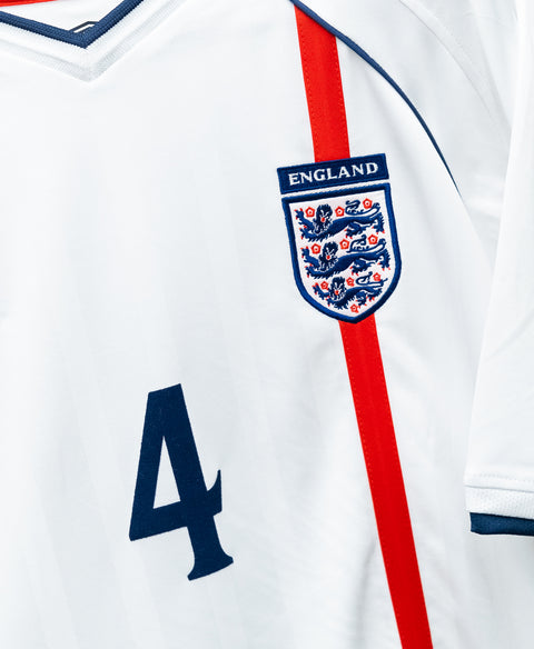 England 2002 Gerrard Home Kit (L)