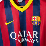 Barcelona 2013-14 Messi Fan Version Home Kit (M)