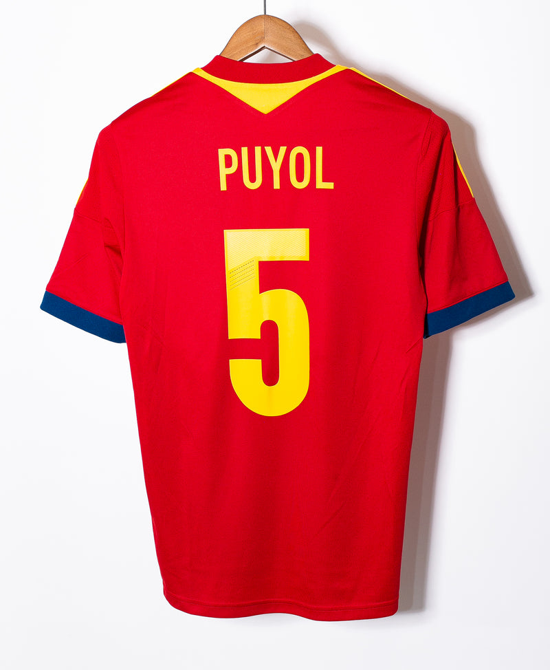Spain 2013 Puyol Home Kit (S)
