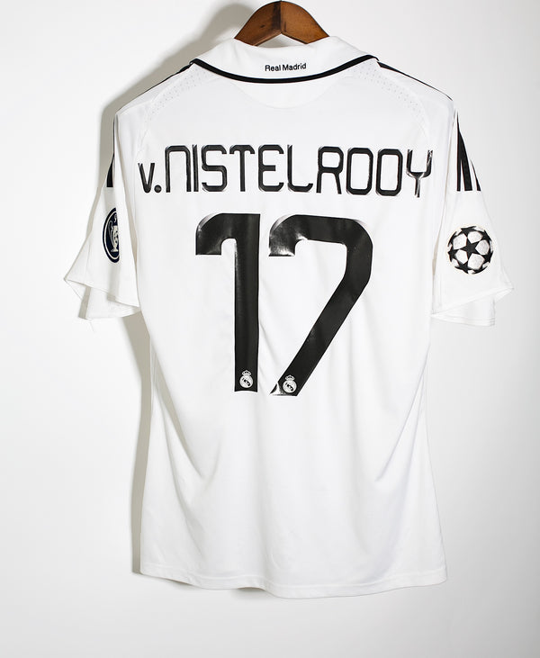 Real Madrid 2008-09 Van Nistelrooy European Home Kit (M)