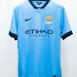 Manchester City 2013-14 Aguero Home Kit (L)