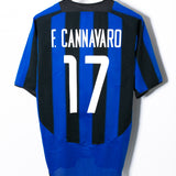 Inter Milan 2003-04 F. Cannavaro Home Kit (L)