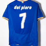Italy 2008 Del Piero Home Kit (S)