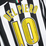 Juventus 2005-06 Del Piero Long Sleeve Home Kit (M)