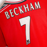 Manchester United 1998-99 Beckham Home Kit (M)
