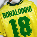 Brazil 1996 Ronaldinho Home Kit (L)