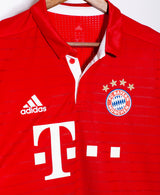 Bayern Munchen 2016-17 Robben Player Issue Home Kit (L)