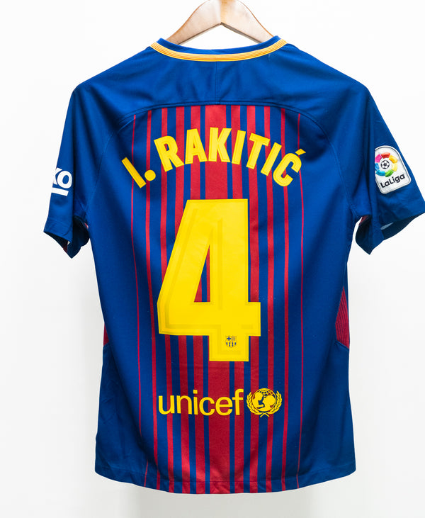 Barcelona 2017-18 I. Rakitic Home Kit (S)