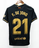Barcelona 2020-21 F. De Jong Away Kit (S)