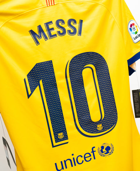 Barcelona 2019-20 Messi Away Kit w/ Tags (L)