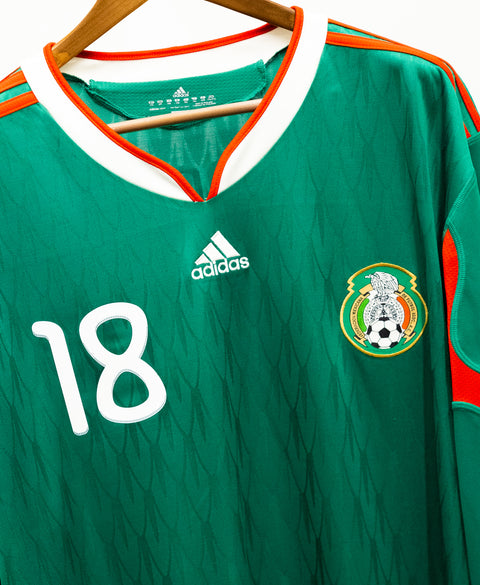 Mexico 2010 A. Guardado Long Sleeve Home Kit (2XL)