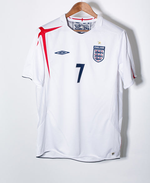 England 2006 Beckham Home Kit (L)