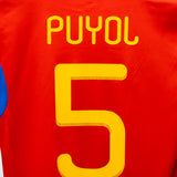 Spain 2011 Puyol Home Kit (S)