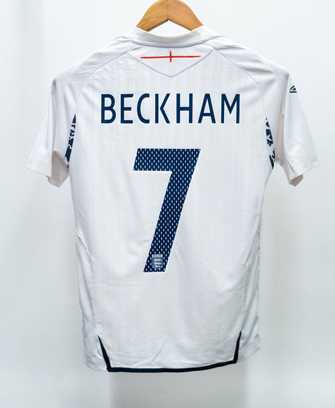 England 2008 Beckham Home Kit (YL)