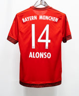 Bayern Munchen 2015-16 Alonso Home Kit w/ Tags (M)