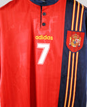 Spain 1996-97 Guardiola Home Kit  (L)