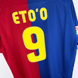 Barcelona 2008-09 Eto'o Home Kit (XL)