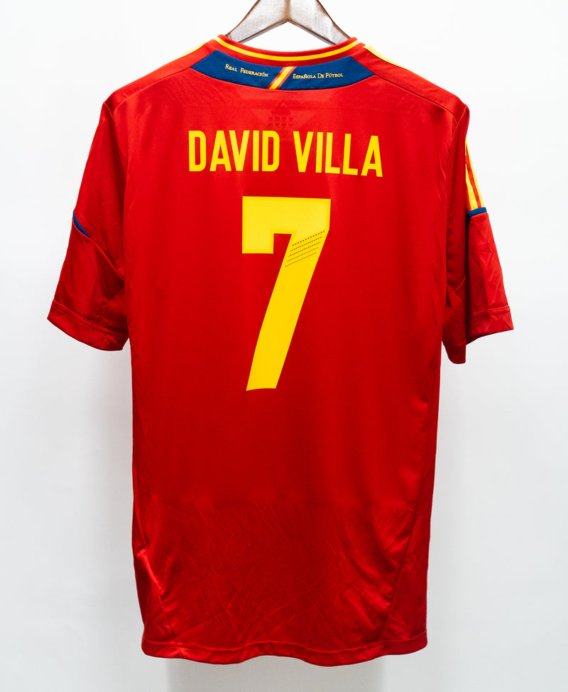 Spain 2012 David Villa Home Kit W/ Tags (XL)