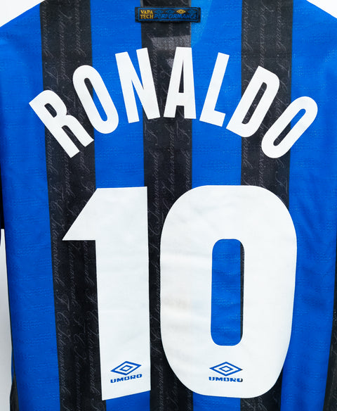 Inter Milan 1997-98 Ronaldo Home Kit (YXL)