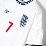 England 2000 Beckham Home Kit (L)