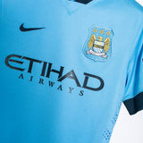 Manchester City 2014-15 Lampard Player Issue Home Kit (M)