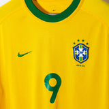 Brazil 2000 Ronaldo Long Sleeve Home Kit (XL)