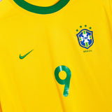 Brazil 2000 Ronaldo Long Sleeve Home Kit (XL)