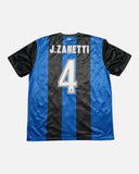 Inter Milan 2003-04 J. Zanetti Home Kit (Large)