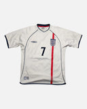 England 2001-02 Beckham Home Kit (Medium)