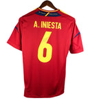 Spain 2012 A. Iniesta Home Kit W/ Tags (S)