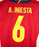 Spain 2012 A. Iniesta Home Kit W/ Tags (S)