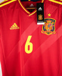 Spain 2012 A. Iniesta Home Kit W/ Tags (S)