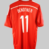 Denmark 2014-15 Bendtner Away Kit (L)