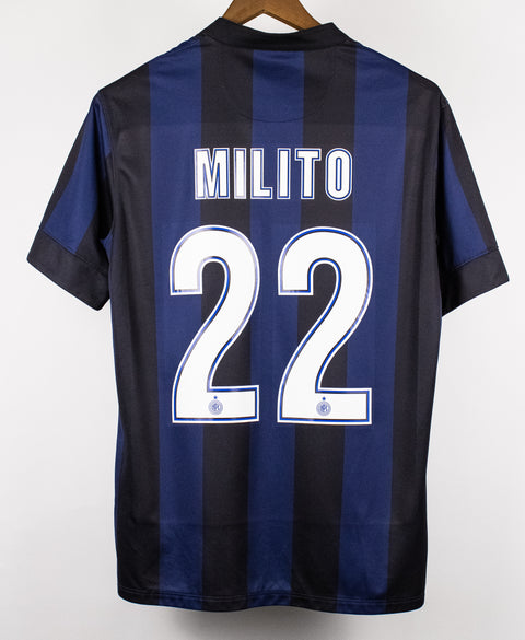 Inter Milan 2013-14 Milito Home Kit (M)