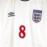 England 2000 Scholes Home Kit (L)