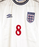 England 2000 Scholes Home Kit (L)