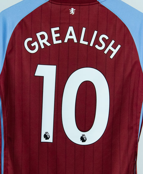 Aston Villa 2020-21 Grealish Home Kit (L)