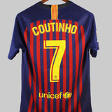 Barcelona 2018-19 Couthinho Home Kit (M)