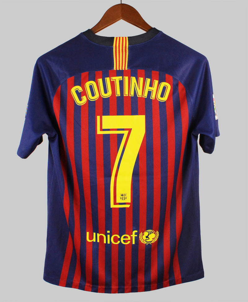 Barcelona 2018-19 Couthinho Home Kit (M)