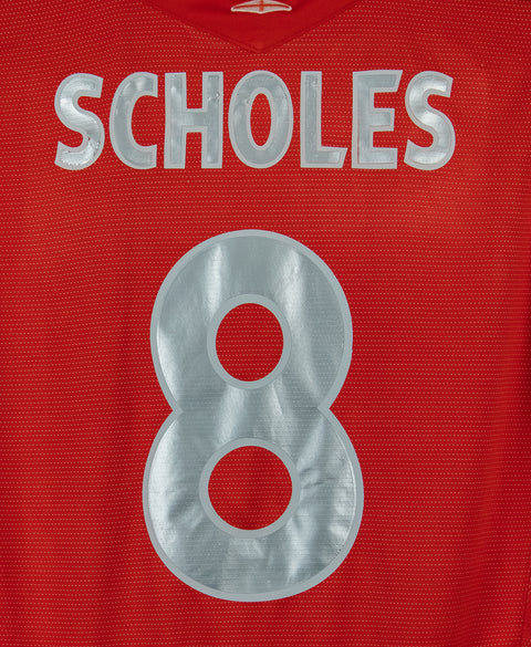 England 2004 Scholes Away Kit (L)