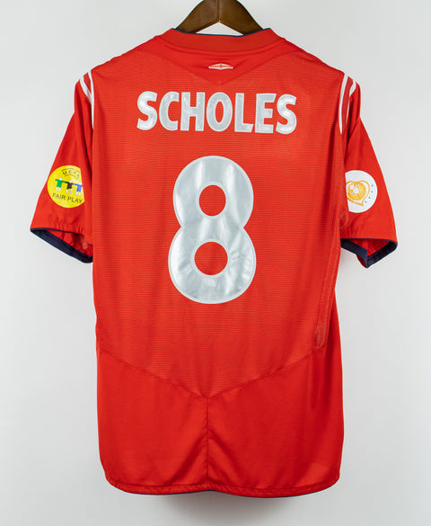 England 2004 Scholes Away Kit (L)